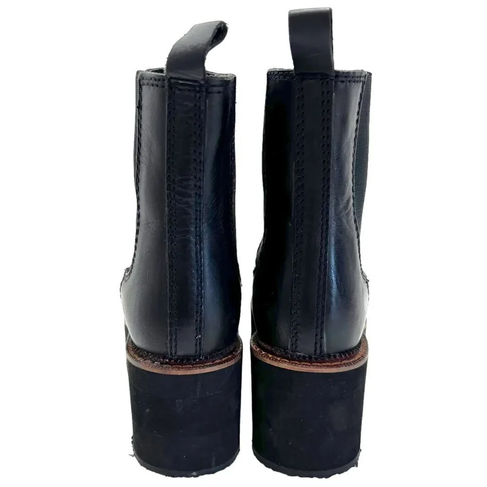 Diba True She Nah- Thick Sole Wedge Chelsea Boots